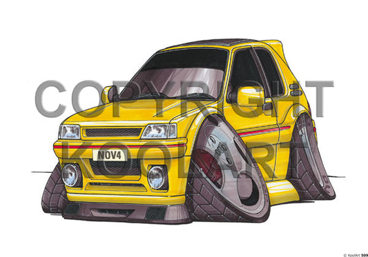 Peugeot 205 GTi Yellow (SKU509)