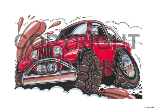 Chrysler Jeep Wrangler Red (SKU532)