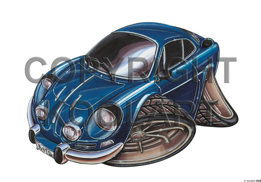 Renault Alpine Blue (SKU543)