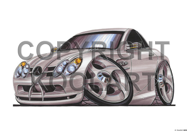Mercedes SLR Vision (Front) Silver (SKU621)