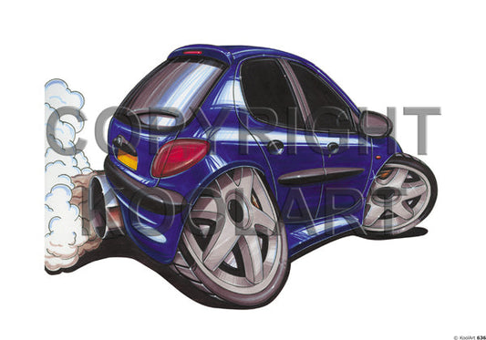Peugeot 206 Blue (SKU636)