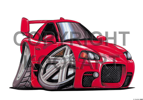 Mitsubishi 3000 GTO Red (SKU642)