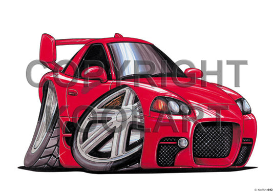 Mitsubishi 3000 GTO Red (SKU642)