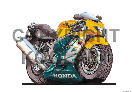 Honda CBR 600 F Yellow / Green (SKU683)