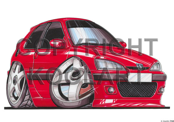 Peugeot 106 Red (SKU719)