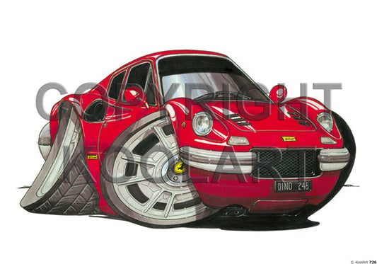 Ferrari Dino Red (SKU726)