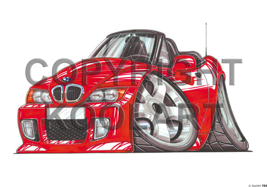 BMW Z3 Red (SKU785)