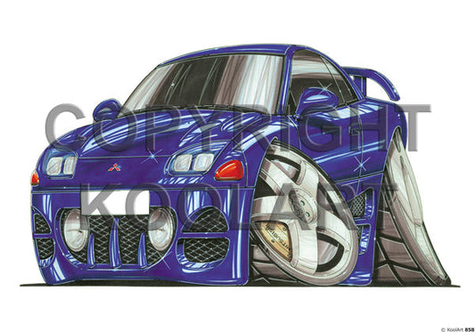 Mitsubishi 3000 GT Blue (SKU858)