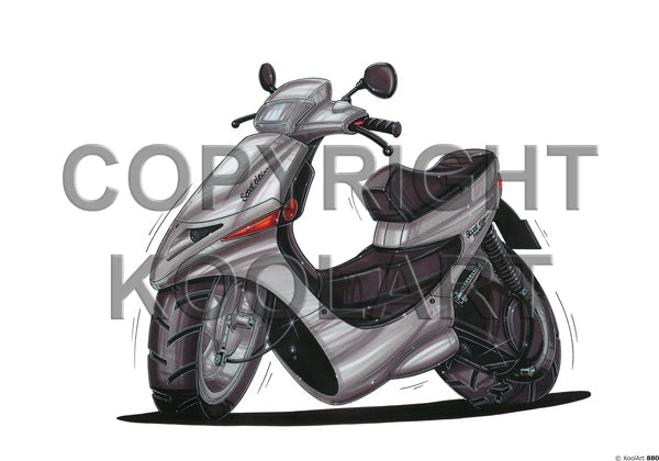 Peugeot Electric Scooter Silver (SKU880)