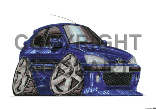 Peugeot 106 Blue (SKU928)