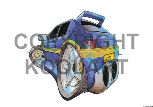 Peugeot 205 GTi Blue (SKU951)