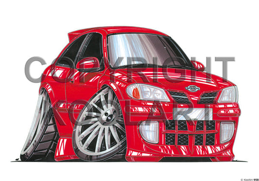 Nissan Almeria Red (SKU958)